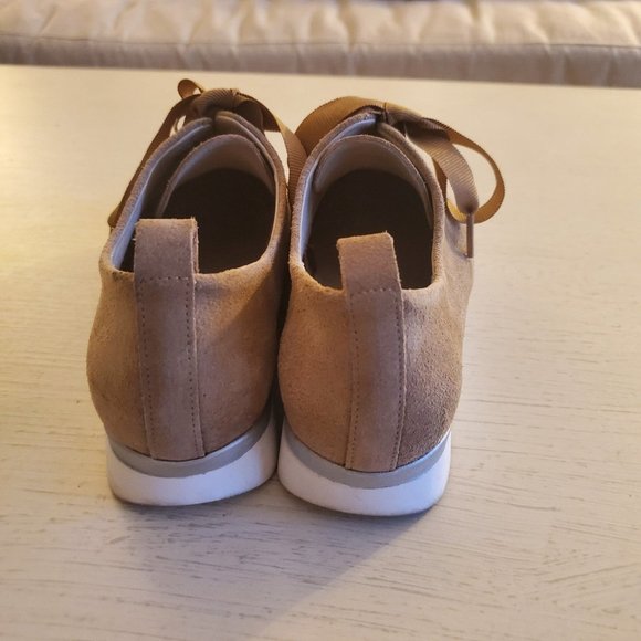 Eric Michael Piel Natural Tan Suede Fashion Sneakers sz 36/6 - Picture 6 of 9